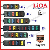 Ổ Cắm Điện LiOA Phổ Thông - Ổ Cắm Điện 3 lỗ - 4 lỗ - 5 lỗ - 6 lỗ - dài 3m - MITA
