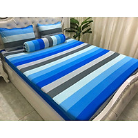 Bộ Drap Thun Lạnh Hàn Quốc-trái tim hồng