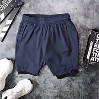 QUẦN SHORT THỂ THAO NAM TẬP GYM 4 LỚP