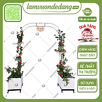 KHUNG CỔNG VÒM HOA HỒNG 2M25 - Dùng làm khung giàn leo cho hoa leo, hoa hồng - Tạo điểm nhấn cho khu vườn