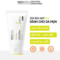 Sữa Rửa Mặt BHA Ngăn Ngừa Mụn và Giảm Nhờn Cho Da Neogen Dermalogy A-Clear Soothing Foam Cleanser 100ml