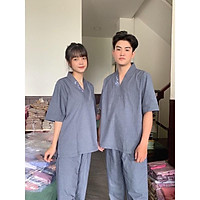 Đồ Lam Đi Chùa # Tim Tâm Nam Nữ Vải Cao Cấp # Quần Áo