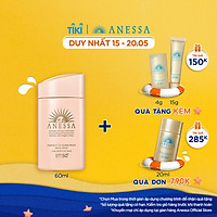 Sữa chống nắng dịu nhẹ cho da nhạy cảm và trẻ em Anessa SPF 50+ PA++++ 60ml