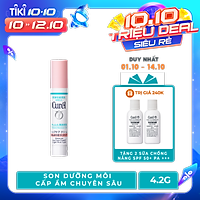 Son Dưỡng Môi Cấp Ẩm Chuyên Sâu Curel Intensive Moisture Care Moisture Lip Care Cream (Light Pink - Hồng Nhẹ) (4.2g)