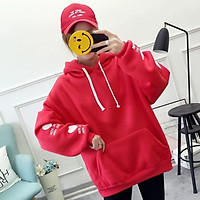 ÁO KHOÁC HOODIE CHUI CỔ NỮ CÓ NÓN FORM RỘNG CHÂT NỈ CỰC ĐẸP MẪU MỚI SIÊU HOT THỜI TRANG CAO CẤP SU0020