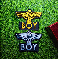Sticker Thêu Ủi Hình C H I M B O Y Dùng Trang Trí Quần Áo Các Loại