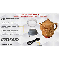 Ấm Sắc Thuốc Seika 3.2L - SKS368 (Gốm Sứ Bát Tràng) - Hàng chính hãng
