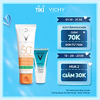 Bộ Kem Chống Nắng Chống Ô Nhiễm, Bụi Mịn Và Căng Mượt Da VICHY Capital Soleil Mattifying
