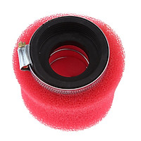 58mm Straight Air Filter Kit for Kawasaki Yamaha ATV Quad Dirt Pit Bike Red