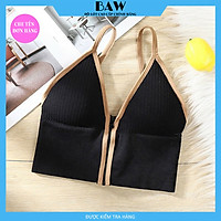Áo Ngực Không Gọng Chất Liệu Cotton Cao Cấp, Áo Lót Bra Không Gọng dây mảnh Thương Hiệu Baw mã NT730