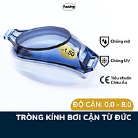Tròng kính bơi cận Fashy nhập khẩu từ Đức, tiêu chuẩn chất lượng Châu Âu, chống mờ, chống tia UV, 0.0-8.0 độ cận (không bao gồm bộ dây đeo)