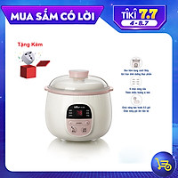 Nồi ninh , hấp, nấu cháo, nấu đồ ăn dặm cho bé 4in1 0,8L - Chính hãng Bear DDZ-B08C1