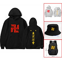 Áo Hoodie Tokyo Revengers, mũ Tokyo Revengers, balo Anime, cặp