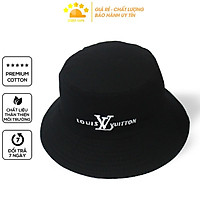 Mũ Bucket Nón Bucket Tai Bèo Nam Nữ LV 01 Đen Vải Kaki louis vuitton Unisex