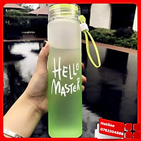 Bình Nước Thủy Tinh Hello Master - Loại Tốt