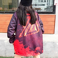 Áo khoác dù Loang màu Z dành cho nam nữ có 3 màu, jacket form rộng vãi mero unisex ulzzang