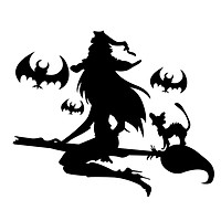Window Sticker Wall Window Decal for Halloween Dress Up Adhesive Sticker