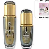 Bộ 2 Serum xóa nám chống lão hóa KimKul gồm Night Recovery 60ml + Dark Spot Remover 30ml