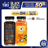 Combo mật ong rừng cao thảo dược Honimore Gentleman và mật ong rừng nguyên chất 670g - tăng cường bản lĩnh đàn ông