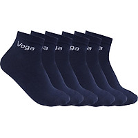 Set 3 đôi tất vớ nam cao cấp Voga cổ ngắn sợi cotton