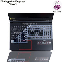 Ốp bàn phím dành cho laptop Acer Nitro 5 AN515 45 - Miếng, tấm silicon bảo vệ che, phủ, đậy, lót bàn phím