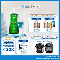 Bộ Sản Phẩm Gel Rửa Mặt Làm Sạch Sâu, Giảm Bã Nhờn Và Se Khít Lỗ Chân Lông VICHY Normaderm Phytosolution Intensive Purifying Gel