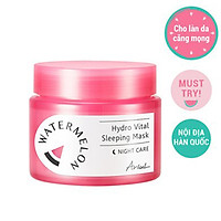 Mặt Nạ Ngủ ARIUL Làm Dịu Và Cấp Ẩm Chiết Xuất Dưa Hấu Watermelon Hydro Vital Sleeping Mask 80ml
