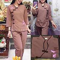 Đồ Lam Đi Chùa # Tàu Cài Xéo# Quần Áo Nữ