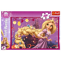 Tranh ghép hình 160 mảnh Trefl Công chúa tóc mây (Rapunzel)