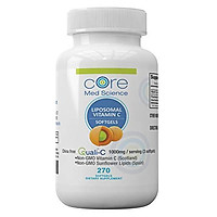 Liposomal Vitamin C Softgels 1000mg/dose - 3 Month Supply - 270 softgels - Quali-C Vitamin C from Scotland - USA Made - High Absorption Immunity & Collagen Booster Supplement - Non-GMO, Non-Soy