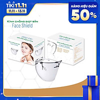 Kính chống giọt bắn face shield Hoàng Gia cao cấp màu trong suốt