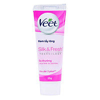 Kem Tẩy Lông Cho Da Thường Veet Silk & Fresh Tuýp (25g)