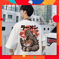 HOT ️ Đẹp Mịn ÁO THUN, ÁO PHÔNG TAY LỠ UNISEX PHONG CÁCH NHẬT BẢN RAMEN CHO NAM NỮ đủ size M L XL XXL GIÁ RẺ TỐT