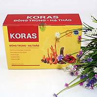 Thực phẩm bảo vệ sức khỏe Viên uống Koras Đông Trùng - Hạ Thảo giúp tăng cường sức khỏe, hỗ trợ tiêu hóa và giúp ăn ngon miệng