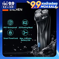 Máy Cạo Râu Điện Xiaomi Enchen BlackStone 3 3D Với 3 Lưỡi Cạo Và Kết Nối USB