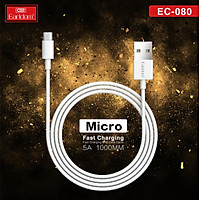 Dây sạc Micro Usb, công nghệ sạc nhanh 5A, đồng nguyên chất cho Samsung, Oppo - Hàng Chính Hãng