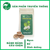 Bánh mãng cầu cuộn Tư Bông, chua ngọt và tiện dụng- Túi giấy 80gr - món ngon đặc sản Lai Vung, Đồng Tháp
