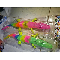 đồ chơi trẻ em (bịch cá sấu 7 màu,phát nhạc)