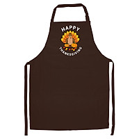 Tạp Dề Làm Bếp In Hình Happy Thanksgiving Cute Turkey And Pumpkins Sweatshirt