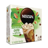 [Chỉ Giao HCM] - Big C - Cà phê Nescafe sữa hạt Latte Hạnh Nhân- 38186
