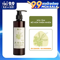 Sữa Tắm Bồ Hòn Thiên Nhiên Hà Nội Và Em An Toàn Cho Da Nhạy Cảm Hương Hoa Ngọc Lan Tây và Hoa Sữa Cỏ Mềm 250g