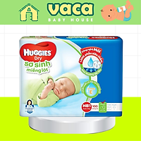 MIẾNG LÓT SƠ SINH HUGGIES DRY NEWBORN 1-100 MIẾNG