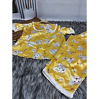 Đồ bộ nữ mặc nhà quần dài 100 % lụa satin loại 1 Rumyh Size M L Từ 45 đến 70 kg