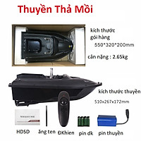 Tàu Thả Thính , Thả Mồi Câu Cá Chuyên Dụng Điều Khiển Từ Xa