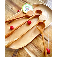 MUỖNG BỘT GỖ CHERRY 18CM