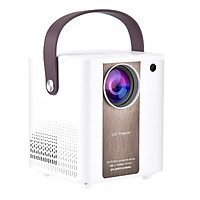 C500 Portable LCD LED Projector 1080P Home Theater 4000 Lumens 2000:1 Contrast Ratio with HD IN AV USB TF Card Slot