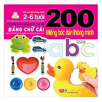 200 Miếng Bóc Dán Thông Minh – Bảng Chữ Cái (Tái Bản 2018)