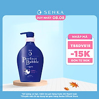 Sữa tắm dưỡng ẩm hương hoa tươi mát Senka Perfect Bubble for Body Floral Plus 500ml