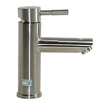 Vòi lavabo nóng lạnh Inox SUS 304 Eurolife EL-1202 (Trắng vàng)