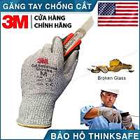Găng tay chống cắt 3M cấp độ 5 chuyên dùng chống cắt tôn kính găng ôm tay dễ thao tác 3M CUT LV5 (Màu xám)